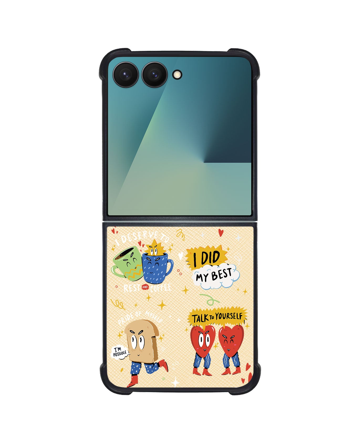 Android Flip / Fold Leather Grip - Selfless Love 3.0