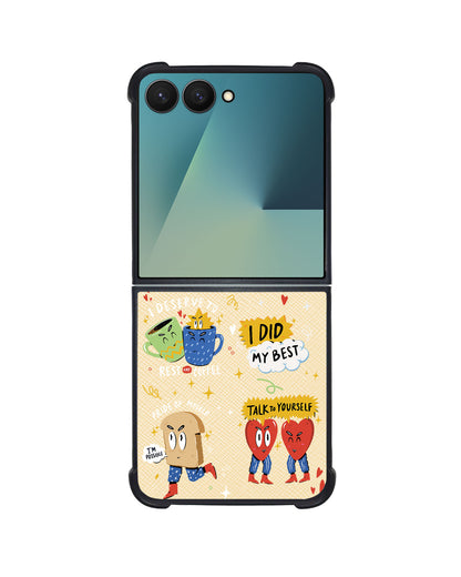 Android Flip / Fold Leather Grip - Selfless Love 3.0