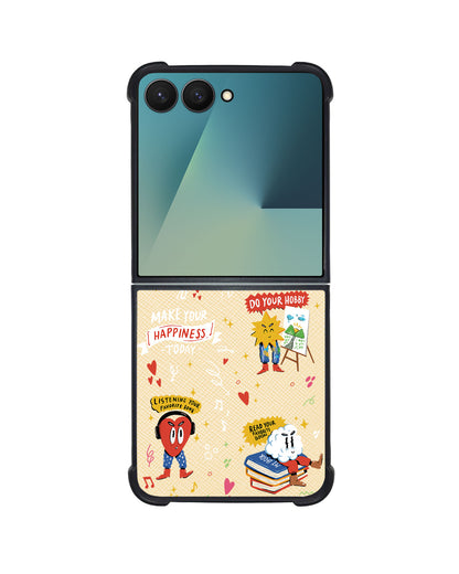 Android Flip / Fold Leather Grip - Selfless Love 1.0