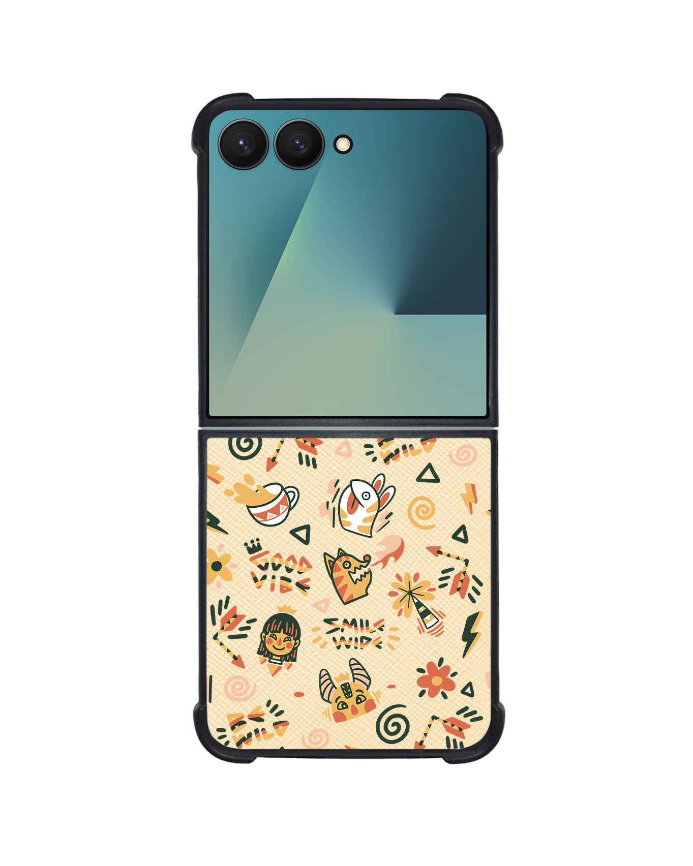 Android Flip / Fold Leather Grip - Wild & Free