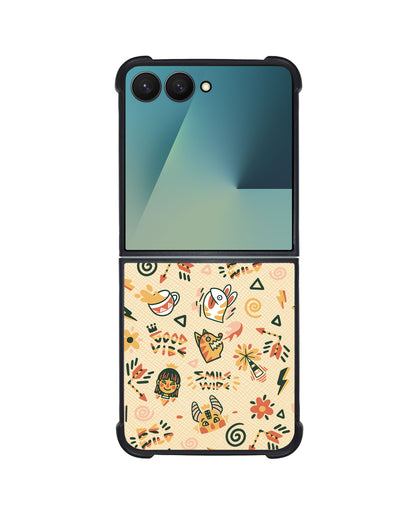 Android Flip / Fold Leather Grip - Wild & Free