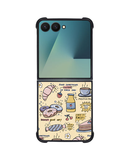 Android Flip / Fold Leather Grip - Sweets