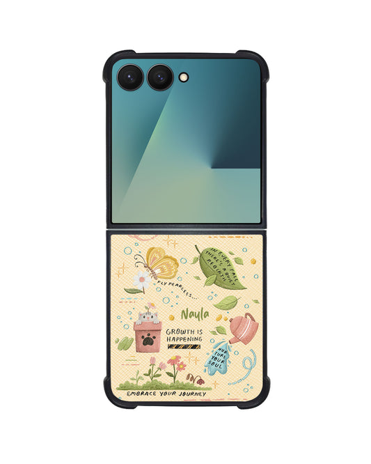 Android Flip / Fold Leather Grip - Growth