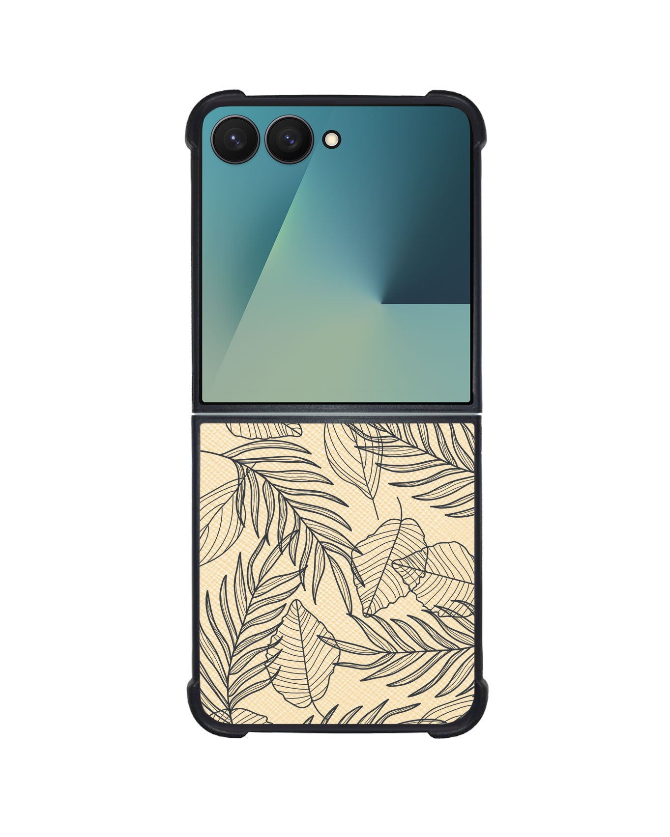 Android Flip / Fold Leather Grip - Sketchy Tropical 2.0