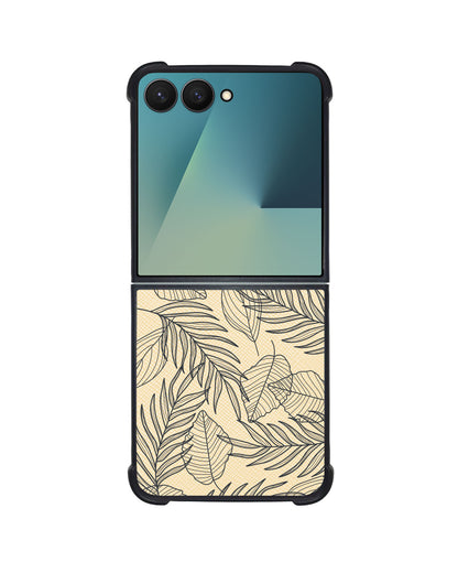 Android Flip / Fold Leather Grip - Sketchy Tropical 2.0