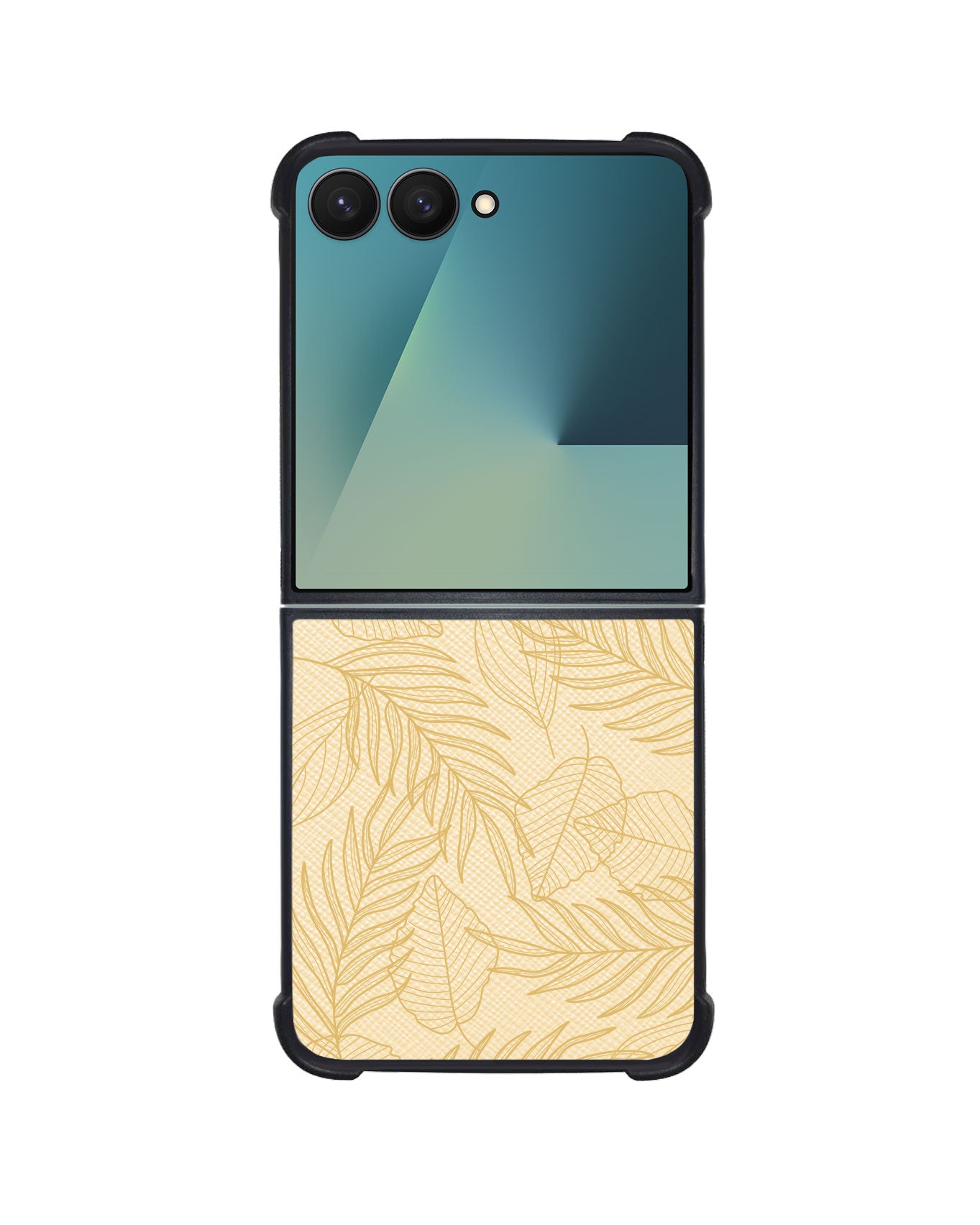 Android Flip / Fold Leather Grip - Sketchy Tropical 1.0