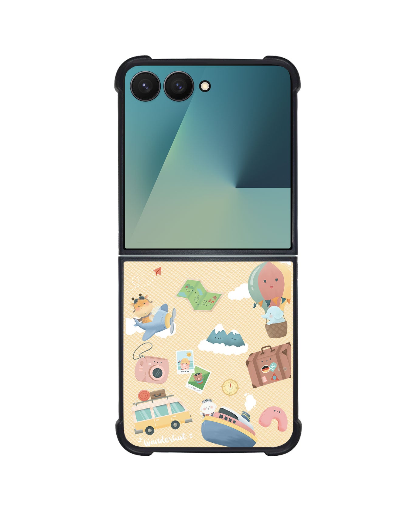 Android Flip / Fold Leather Grip - Travel