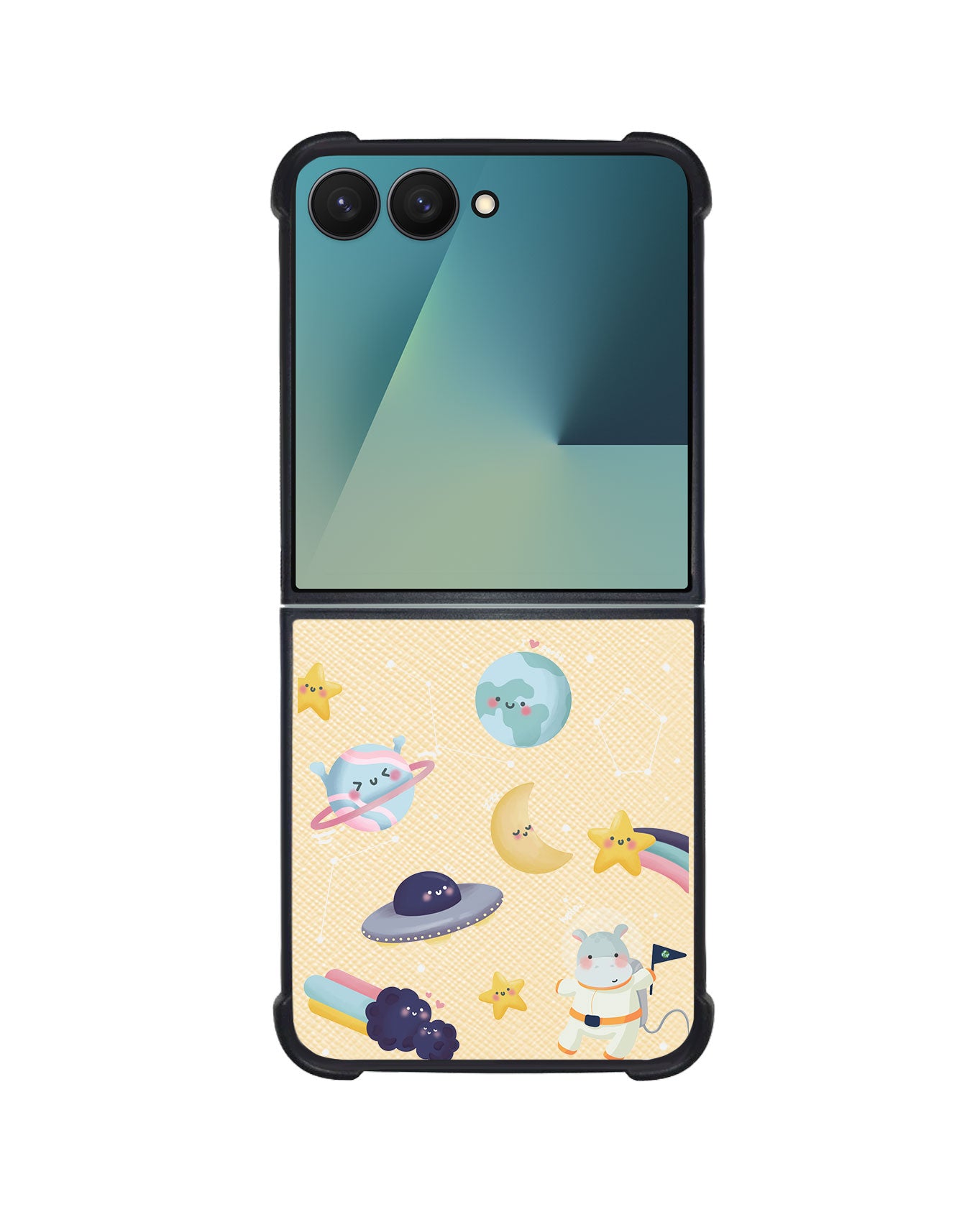 Android Flip / Fold Leather Grip - Galaxy (Artevefacts)