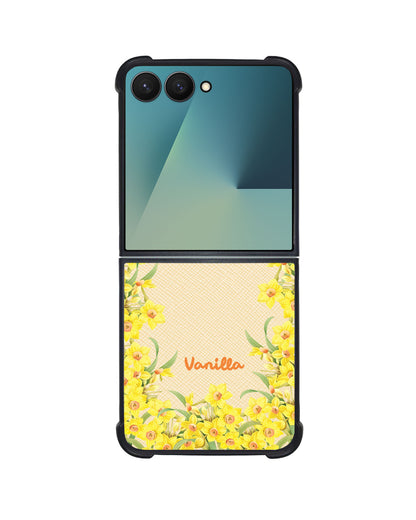 Android Flip / Fold Leather Grip - March Daffodils