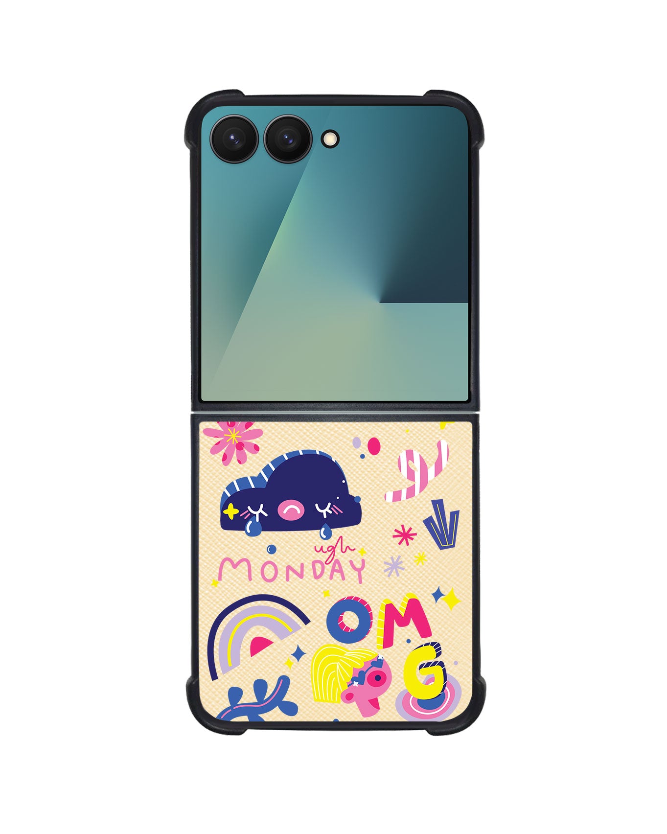 Android Flip / Fold Leather Grip - Monday my Day