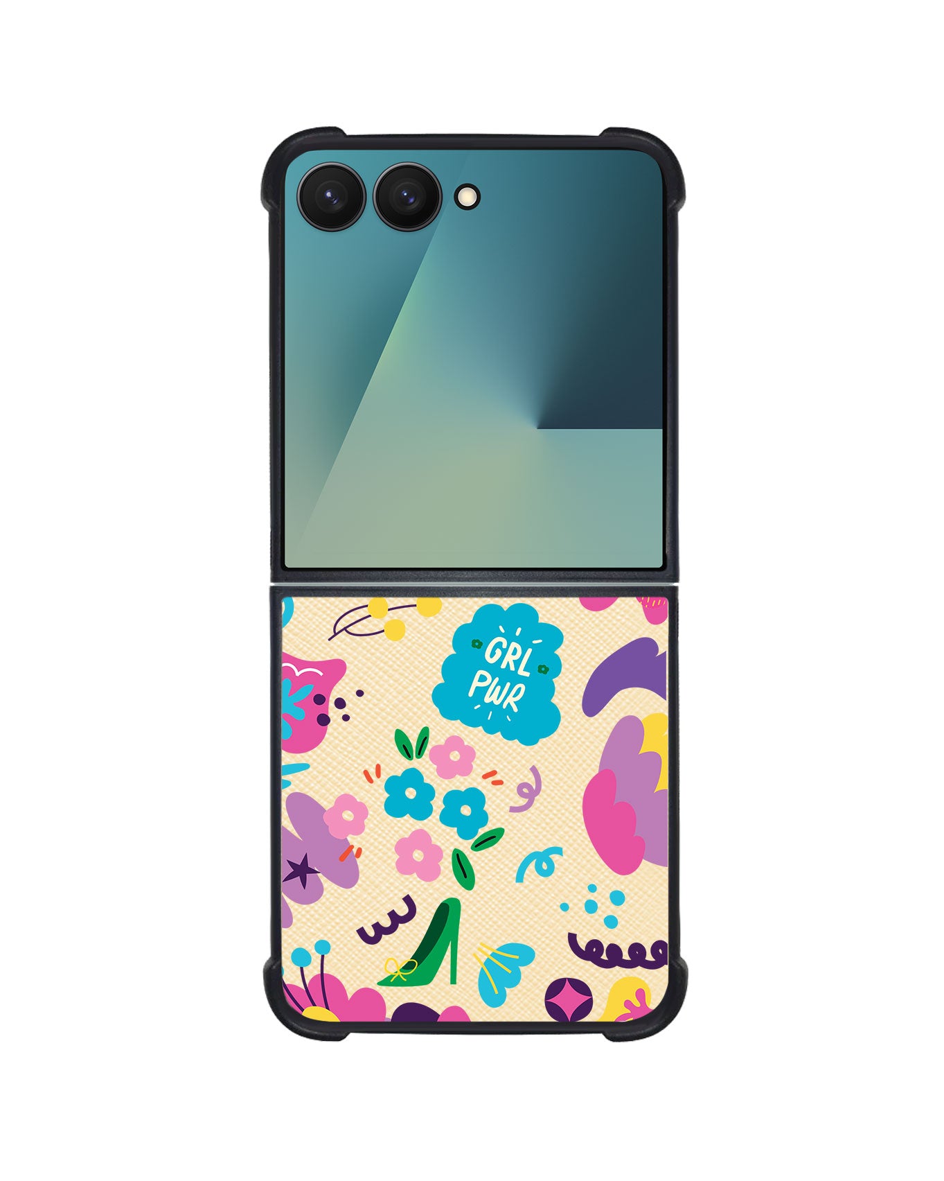 Android Flip / Fold Leather Grip - Girl Power 1.0