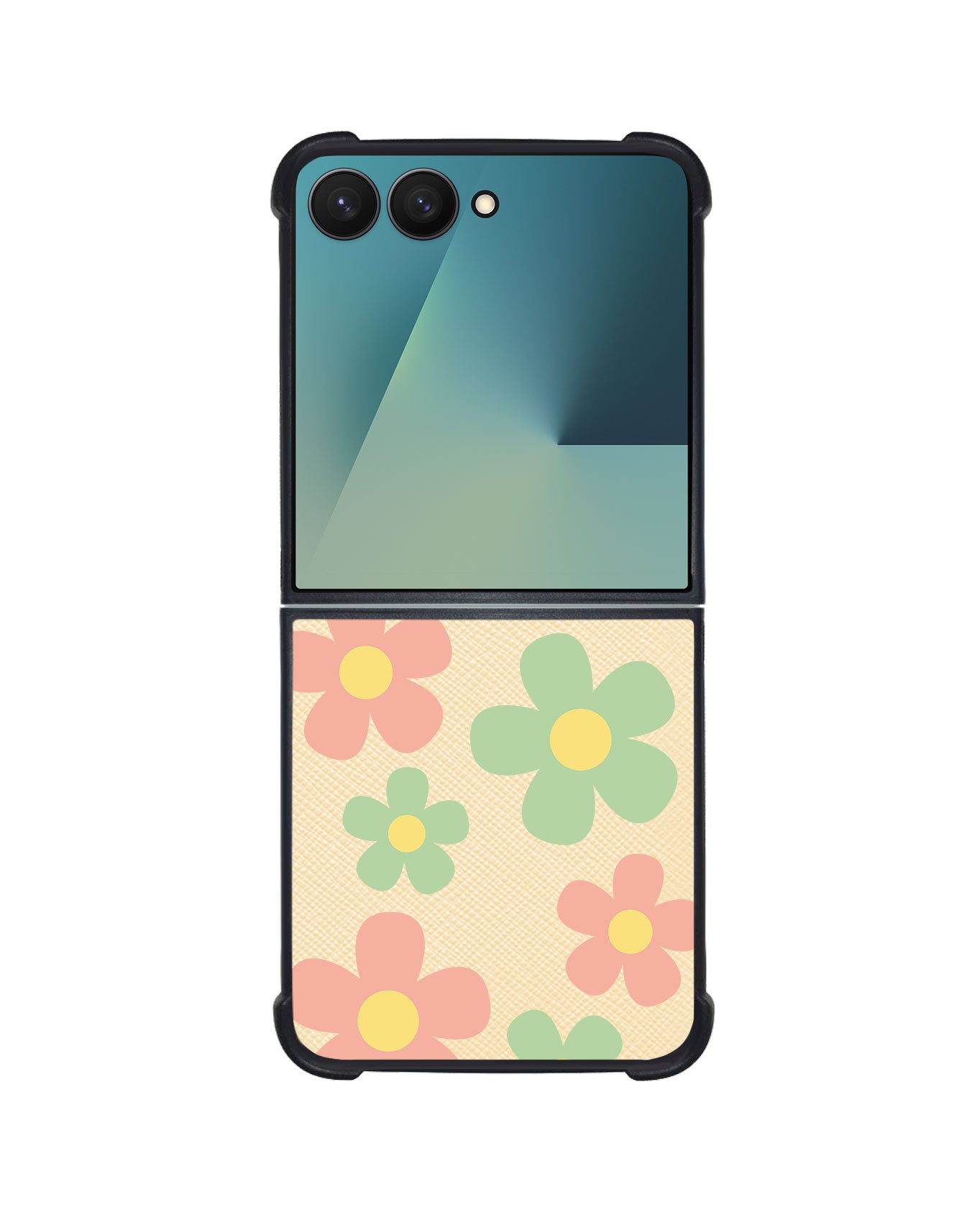 Android Flip / Fold Leather Grip - Daisy Spring