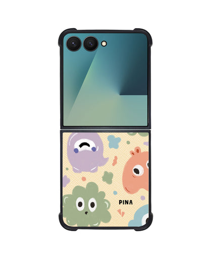 Android Flip / Fold Leather Grip - Cute Monster 2.0