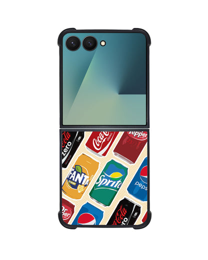 Android Flip / Fold Leather Grip - Soda