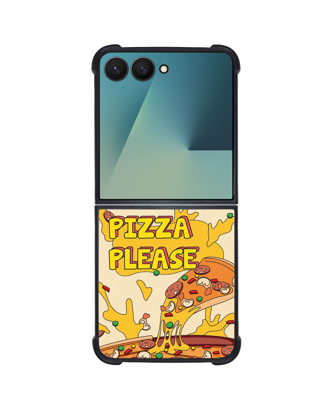Android Flip / Fold Leather Grip - Pizza