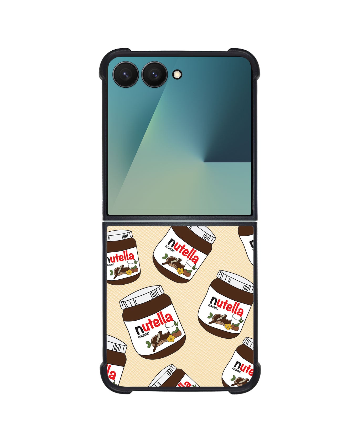 Android Flip / Fold Leather Grip - Nutella