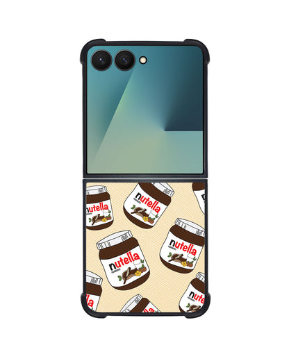 Android Flip / Fold Leather Grip - Nutella