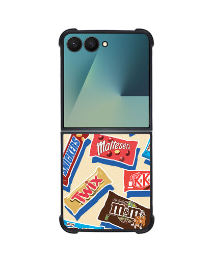 Android Flip / Fold Leather Grip - Choco Sweet