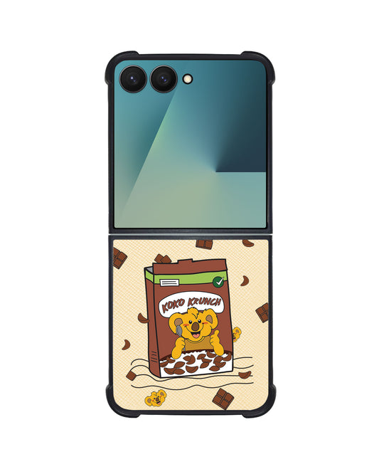 Android Flip / Fold Leather Grip - Choco Cereal