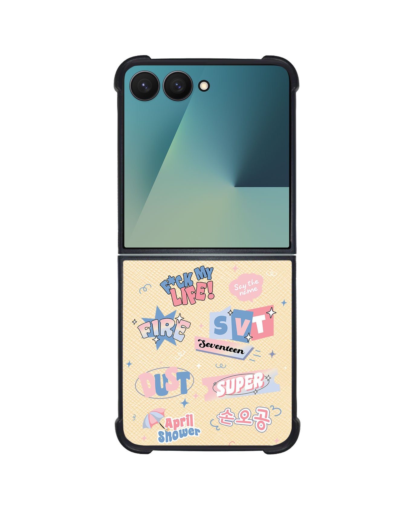 Android Flip / Fold Leather Grip - Seventeen Super