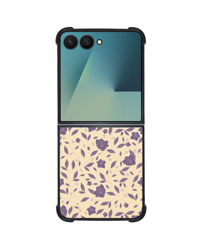 Android Flip / Fold Leather Grip - Sketchy Flower 4.0