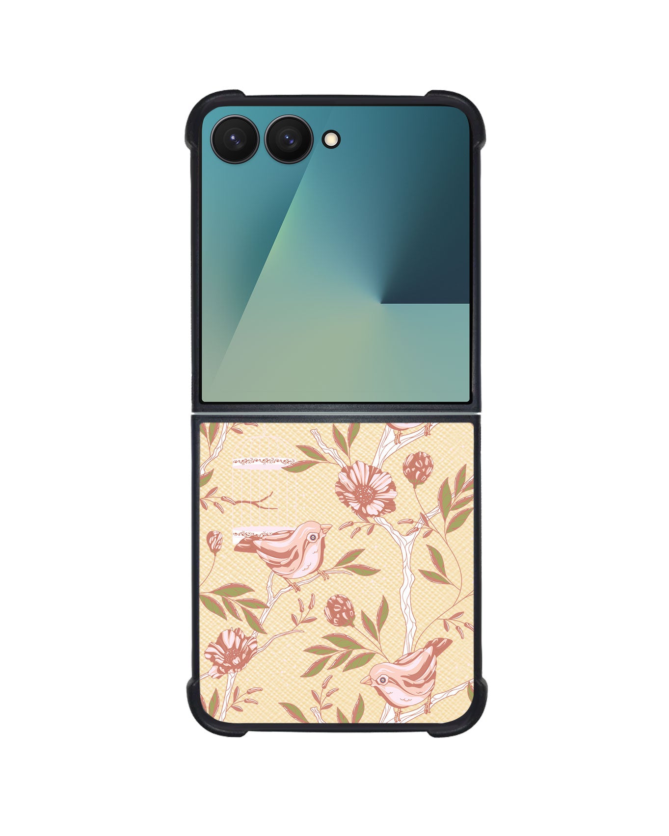 Android Flip / Fold Leather Grip - Lovebird 14.0