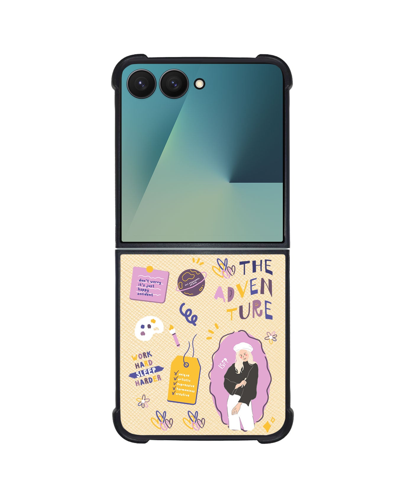 Android Flip / Fold Leather Grip - ISFP