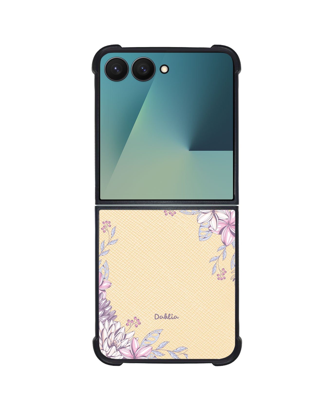 Android Flip / Fold Leather Grip - Dahlia