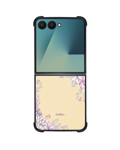 Android Flip / Fold Leather Grip - Dahlia