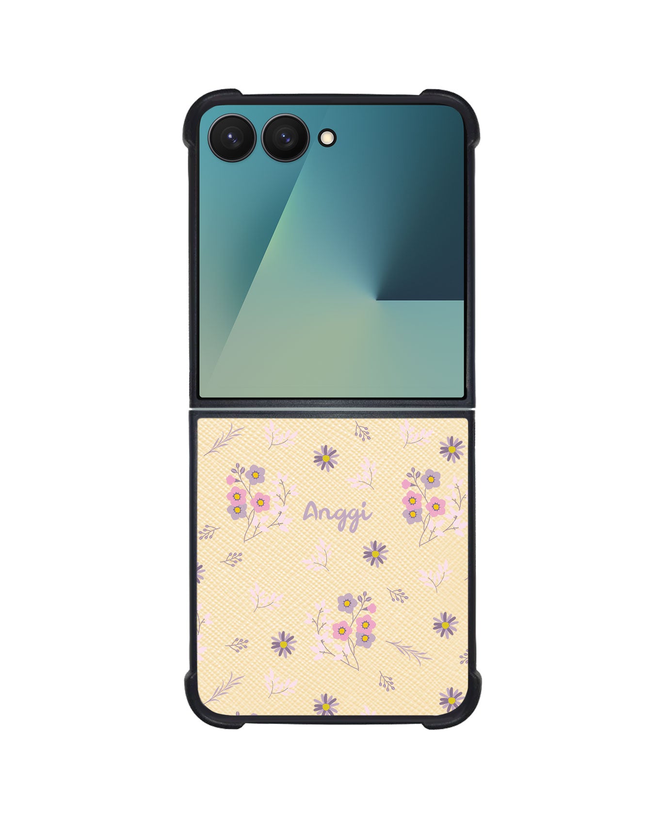 Android Flip / Fold Leather Grip - Cherry Blossom