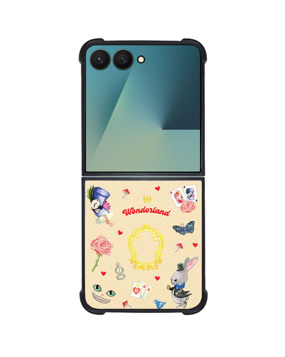 Android Flip / Fold Leather Grip - Wonderland