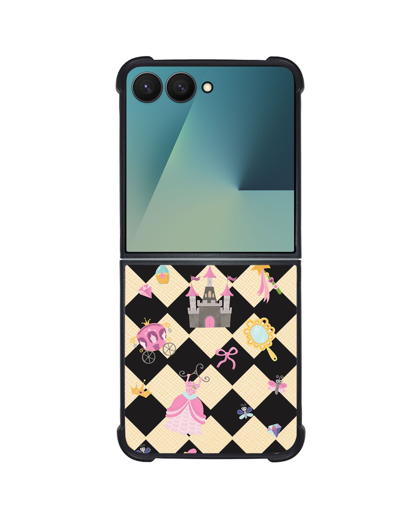 Android Flip / Fold Leather Grip - Little Princess