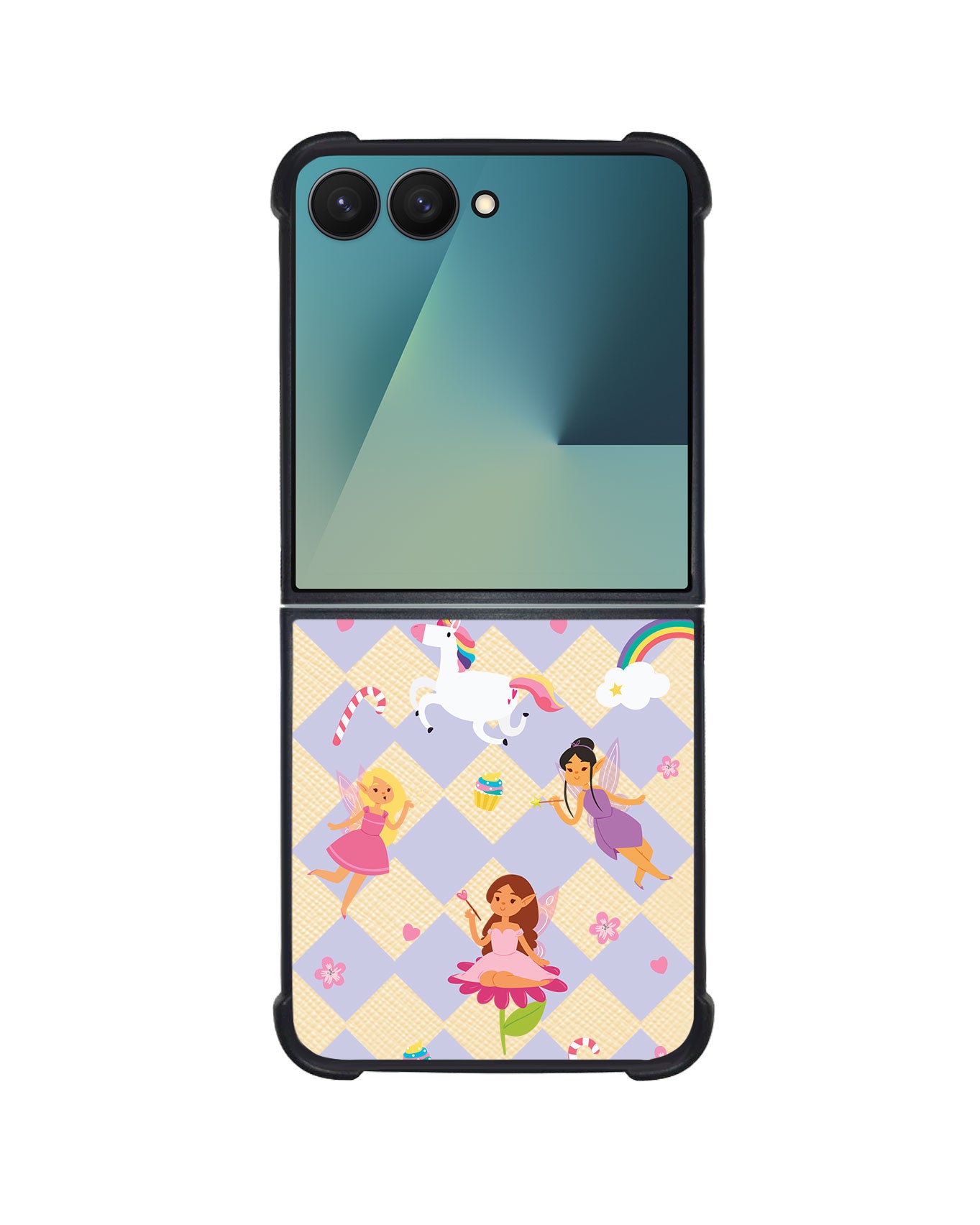 Android Flip / Fold Leather Grip - Little Fairy