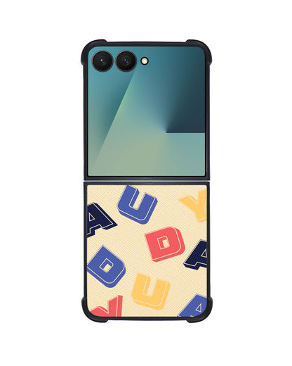 Android Flip / Fold Leather Grip - Cool Monogram