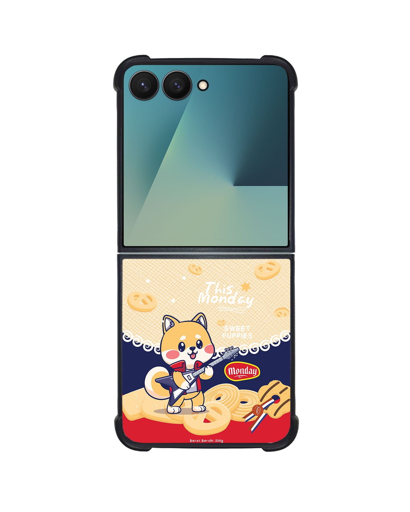 Android Flip / Fold Leather Grip - Monday