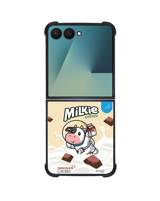 Android Flip / Fold Leather Grip - Milkie