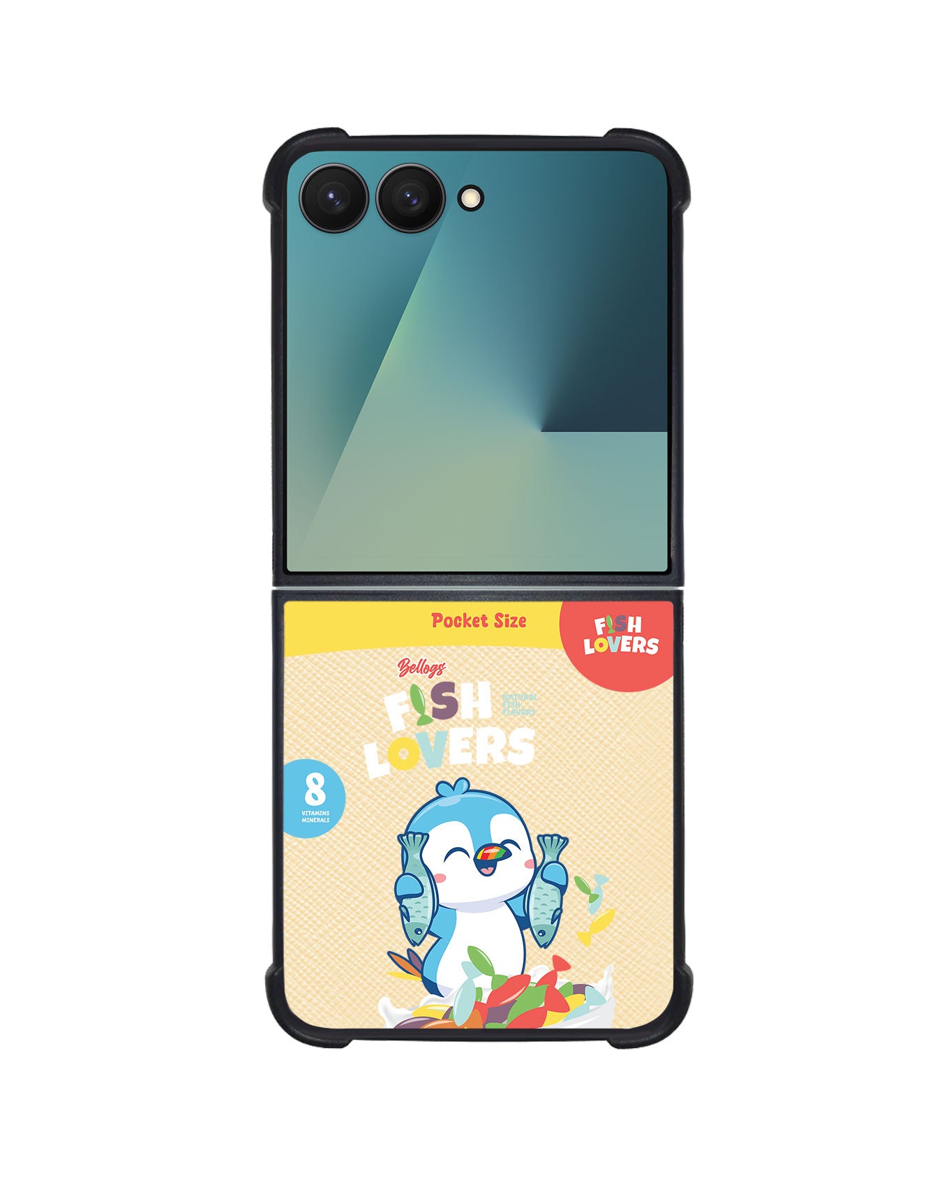 Android Flip / Fold Leather Grip - Fish Lovers