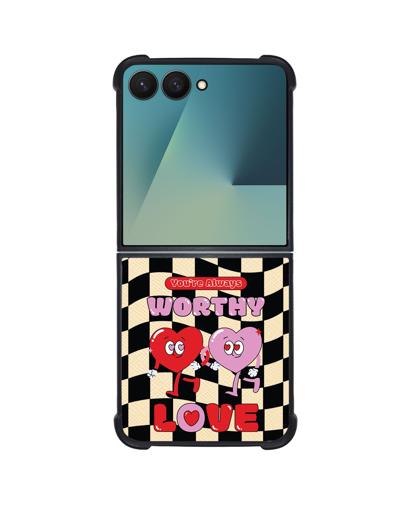 Android Flip / Fold Leather Grip - Worthy Love