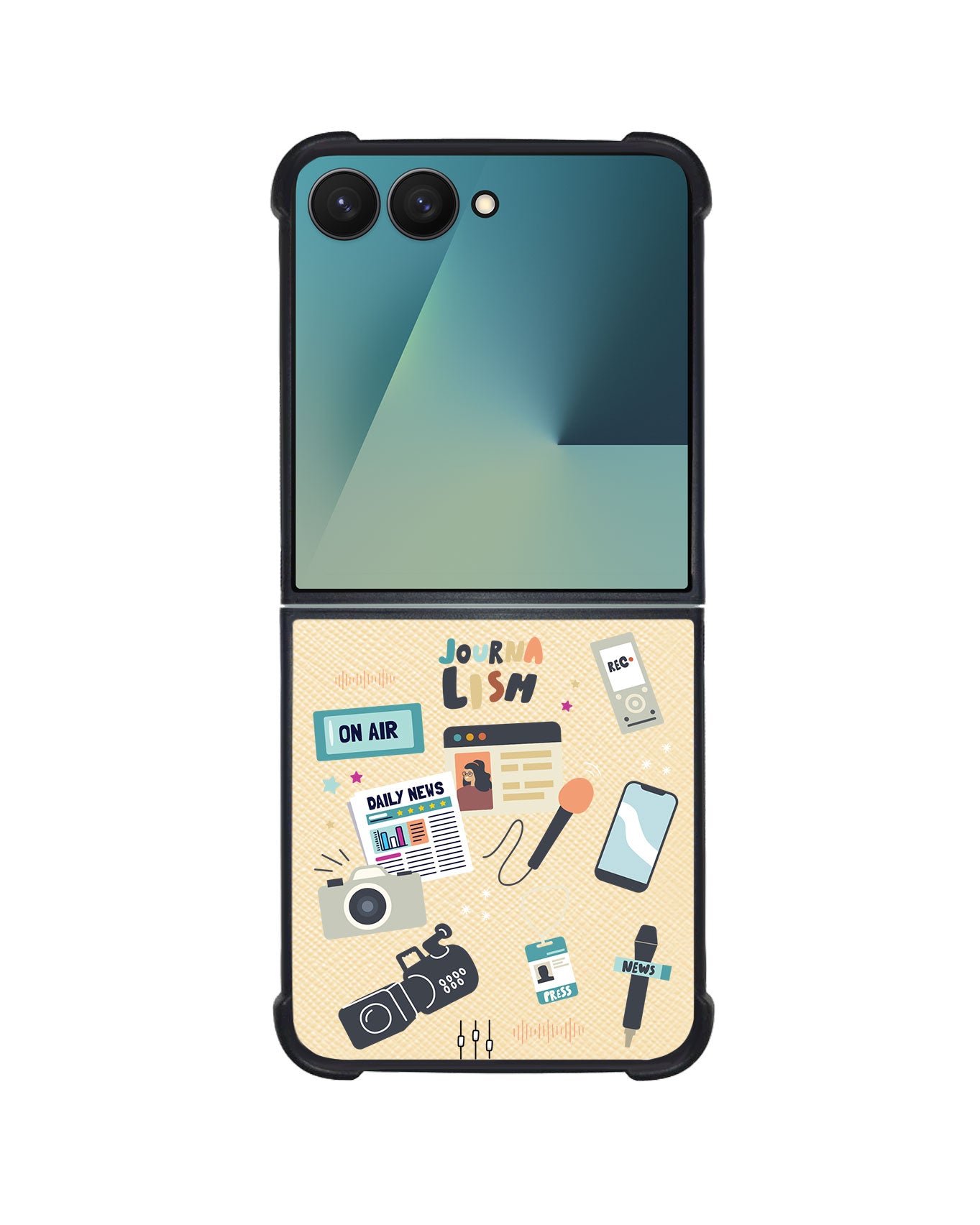 Android Flip / Fold Leather Grip - Journalism