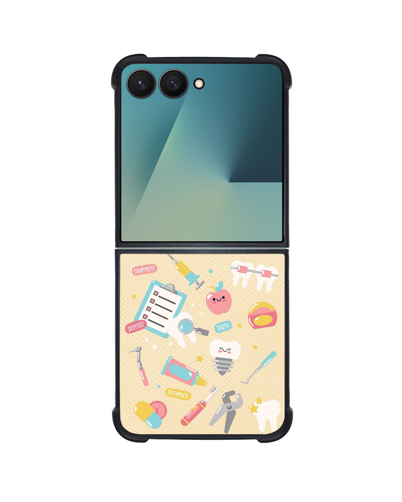 Android Flip / Fold Leather Grip - Dentist