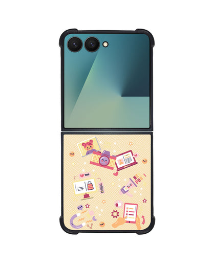 Android Flip / Fold Leather Grip - Conten Creator