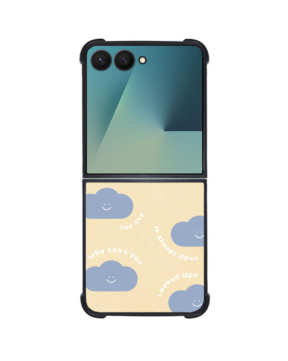 Android Flip / Fold Leather Grip - Dark Cloud
