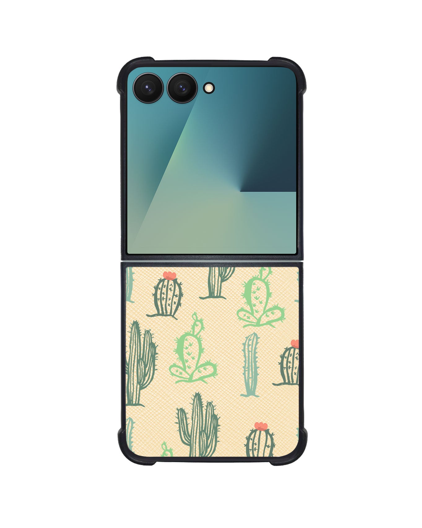 Android Flip / Fold Leather Grip - Cactus