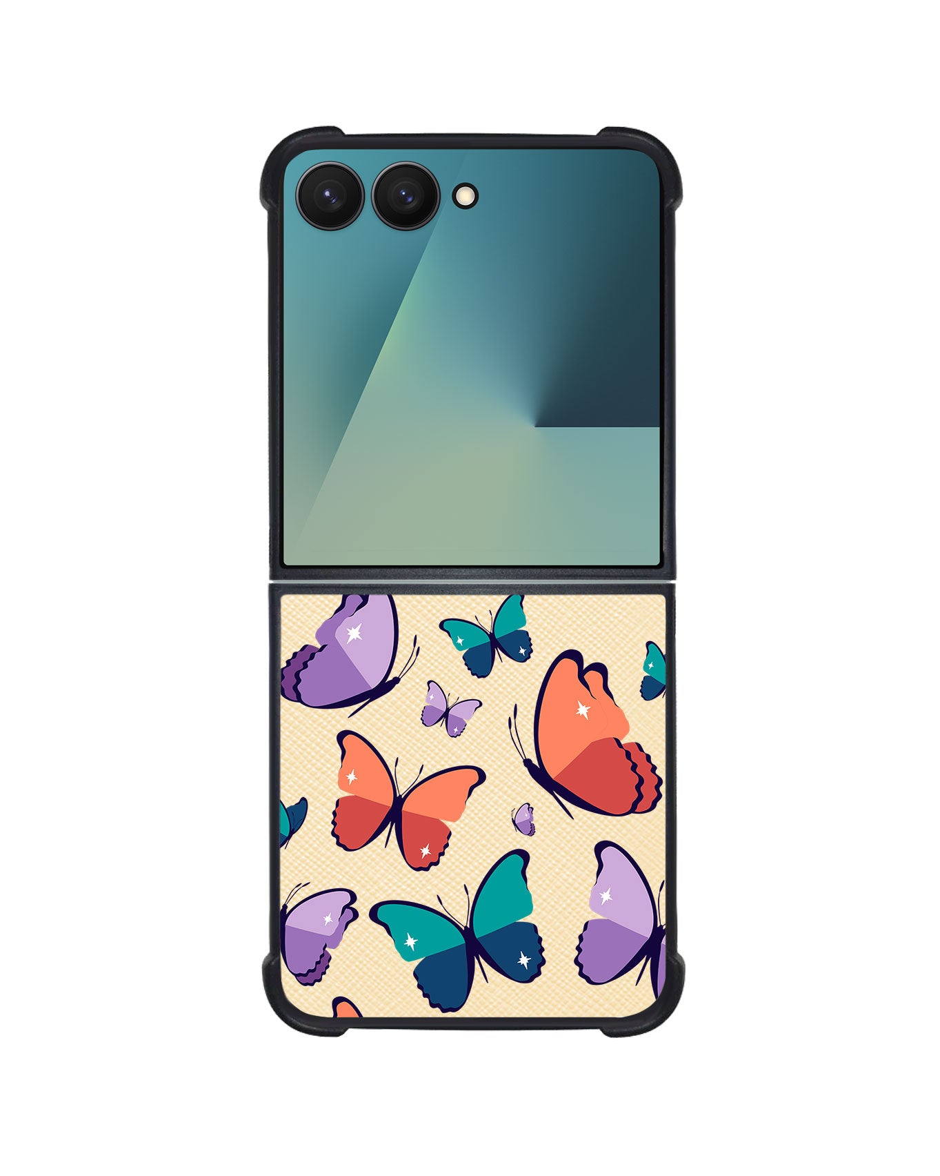 Android Flip / Fold Leather Grip - Butterfly