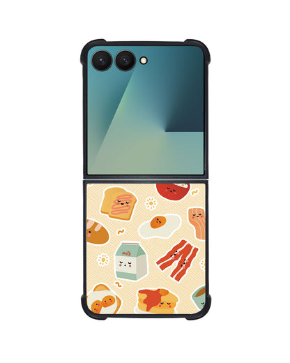 Android Flip / Fold Leather Grip - English Breakfast