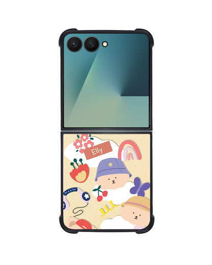 Android Flip / Fold Leather Grip - Bear in Style