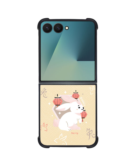 Android Flip / Fold Leather Grip - Rabbit (Chinese Zodiac / Shio)