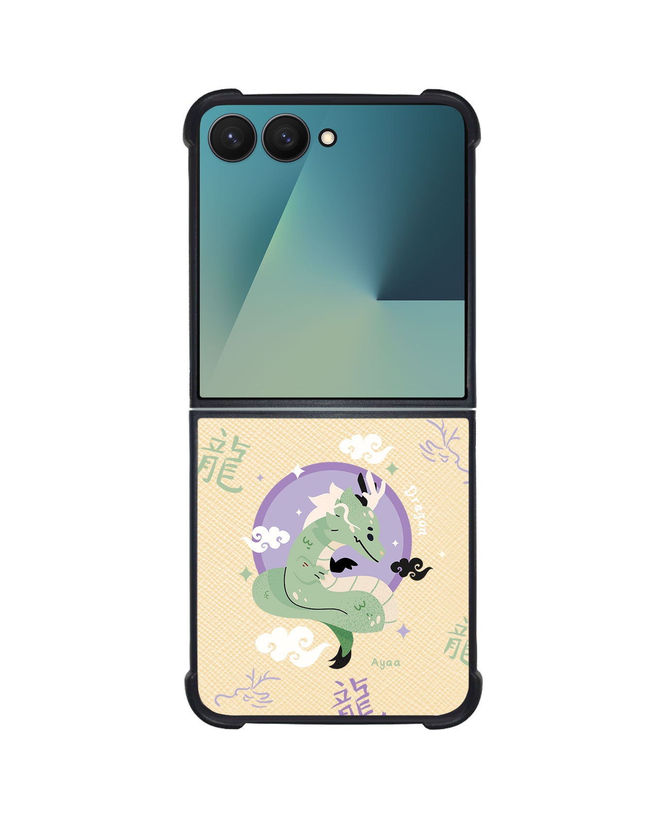 Android Flip / Fold Leather Grip - Dragon (Chinese Zodiac / Shio)