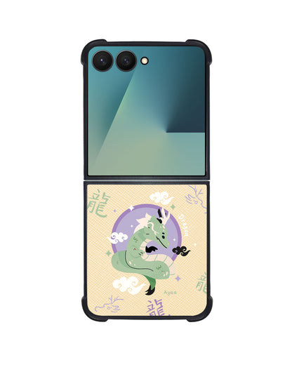 Android Flip / Fold Leather Grip - Dragon (Chinese Zodiac / Shio)