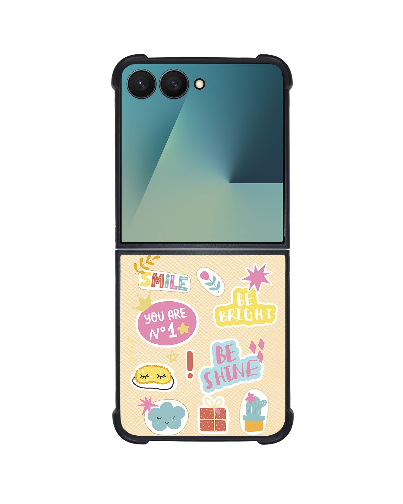 Android Flip / Fold Leather Grip - Self Love Sticker Pack 3.0